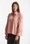 Camicia oversize rosa donna Marsēm - 1