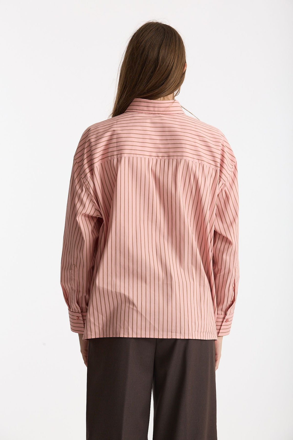 Camicia oversize rosa donna Marsēm - 2