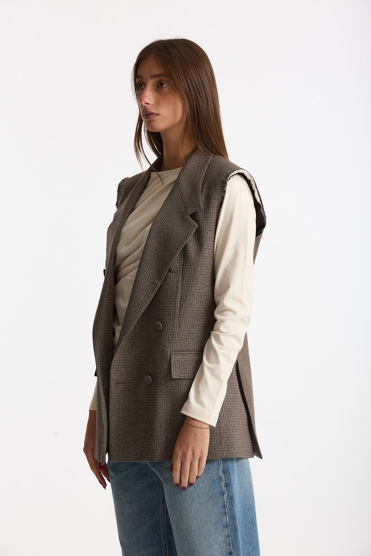 Gilet in principe di Galles donna Marsēm - 3