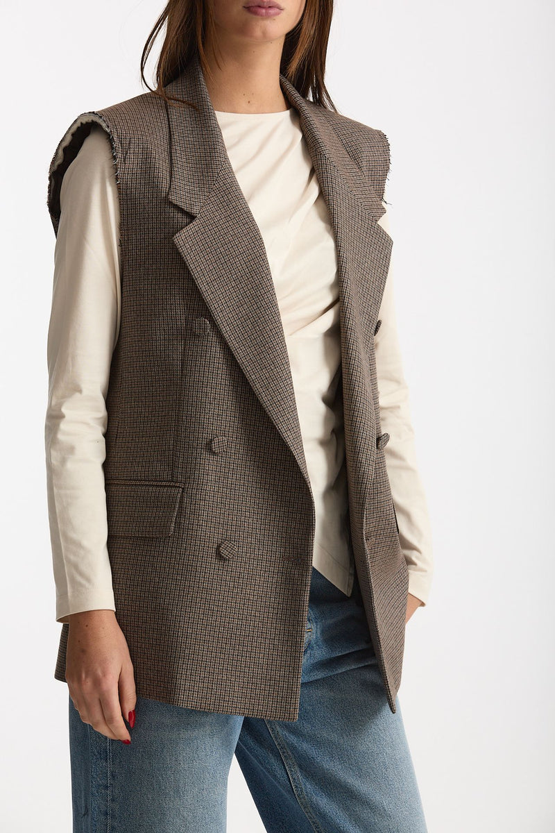 Gilet in principe di Galles donna Marsēm - 1