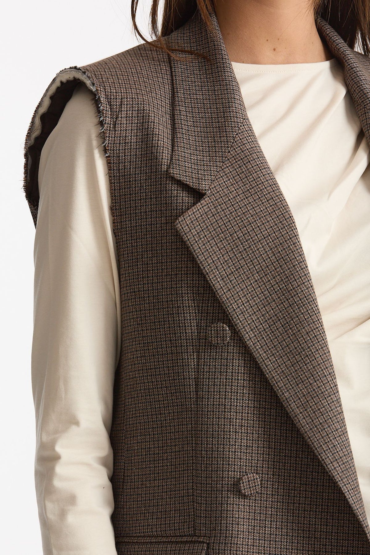 Gilet in principe di Galles donna Marsēm - 5