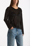Maglia semitrasparente nero donna Marsēm - 3