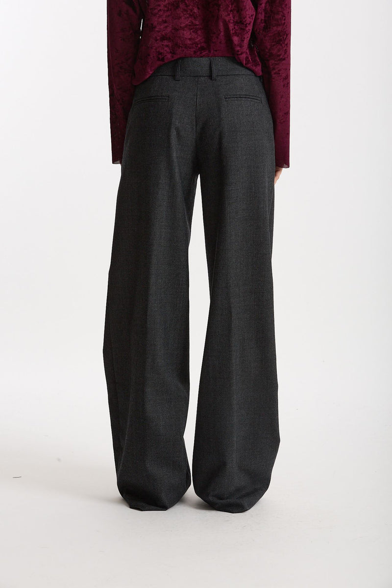 Pantalone ampio grigio donna Marsēm - 4