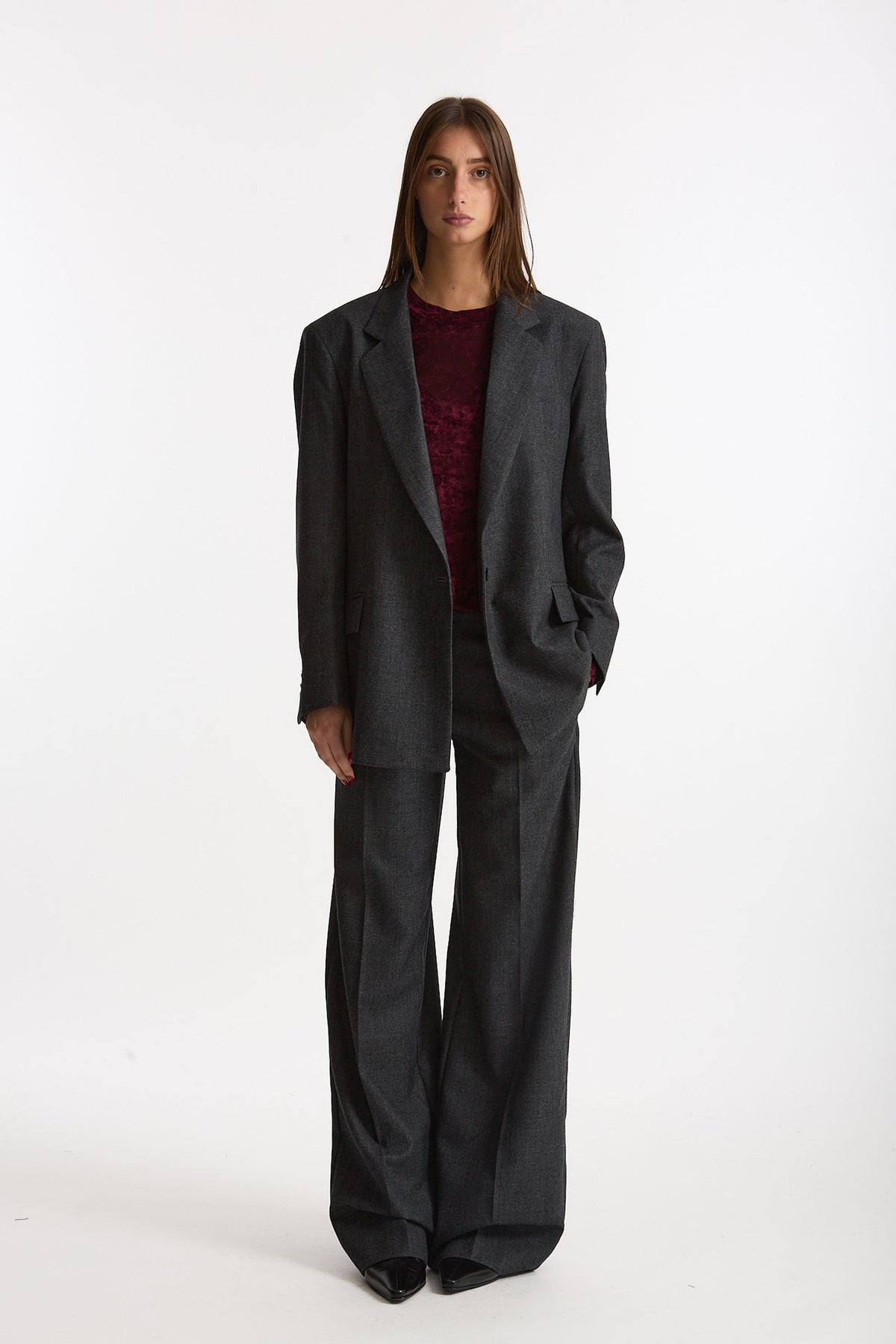 Giacca monopetto grigio donna Marsēm - 2