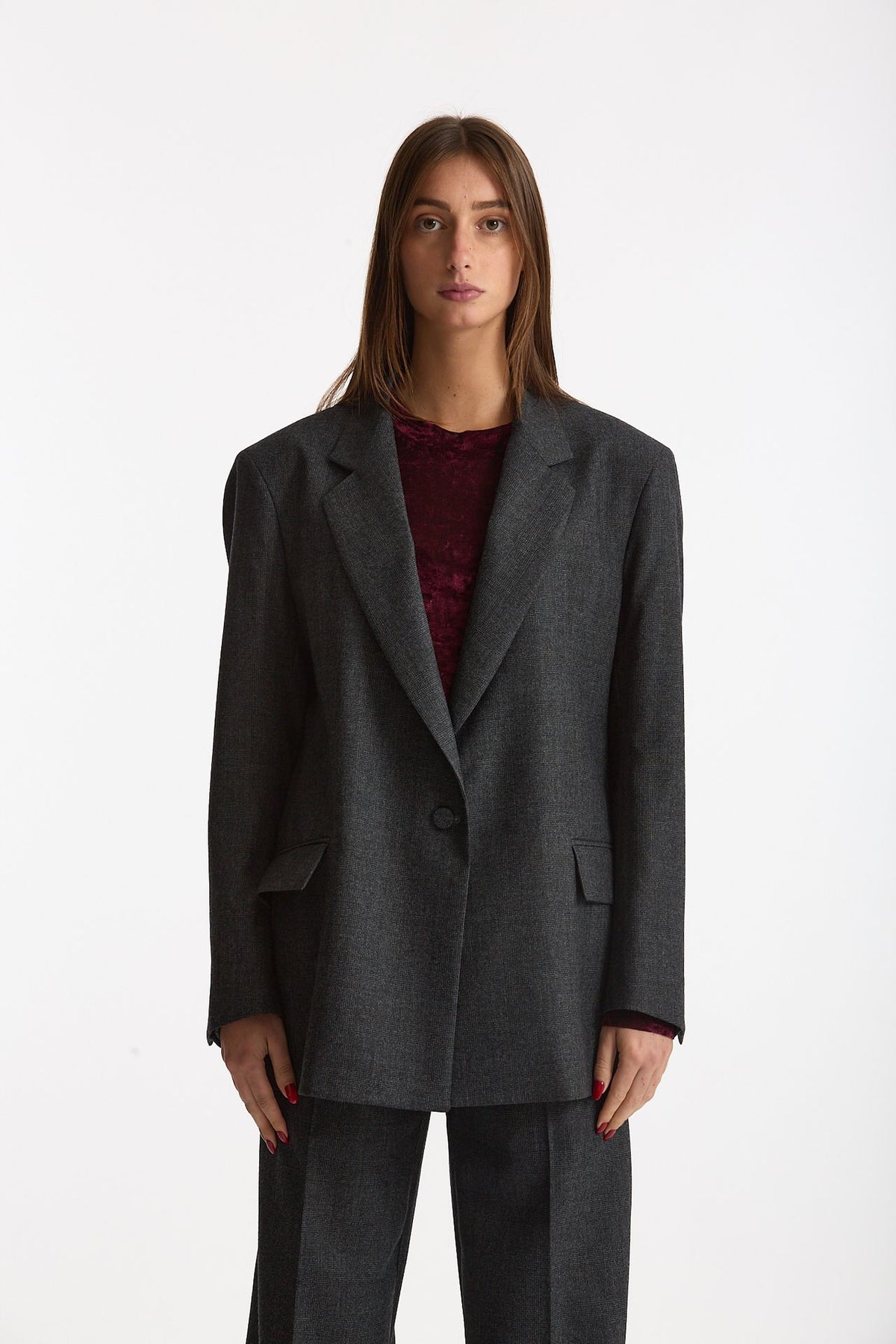 Giacca monopetto grigio donna Marsēm - 3