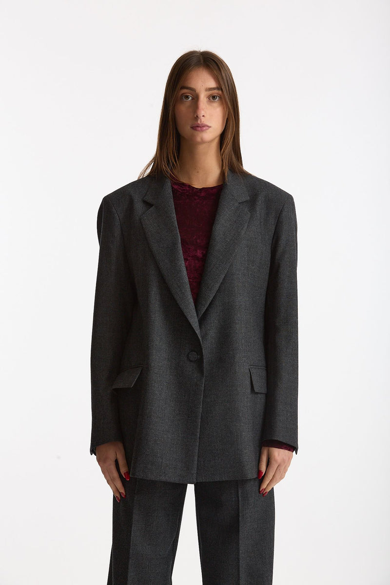 Giacca monopetto grigio donna Marsēm - 3