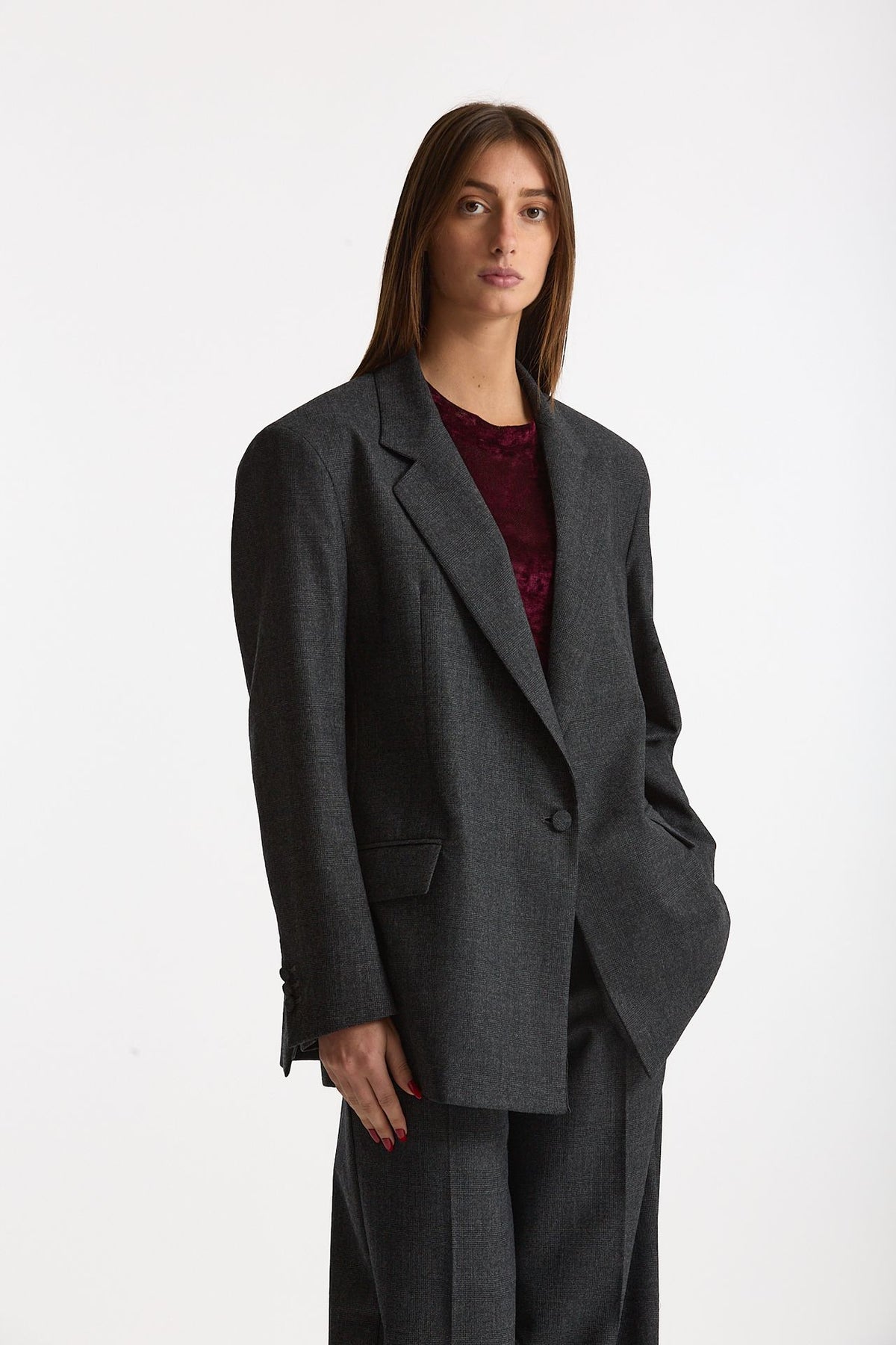 Giacca monopetto grigio donna Marsēm - 1