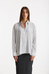 Camicia oversize bianco e nero donna Marsēm - 2