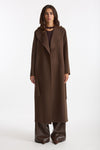 Cappotto POLDO lungo a vestaglia marrone donna Max mara s - 2