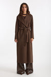 Cappotto POLDO lungo a vestaglia marrone donna Max mara s - 3
