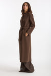 Cappotto POLDO lungo a vestaglia marrone donna Max mara s - 1