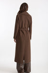 Cappotto POLDO lungo a vestaglia marrone donna Max mara s - 4