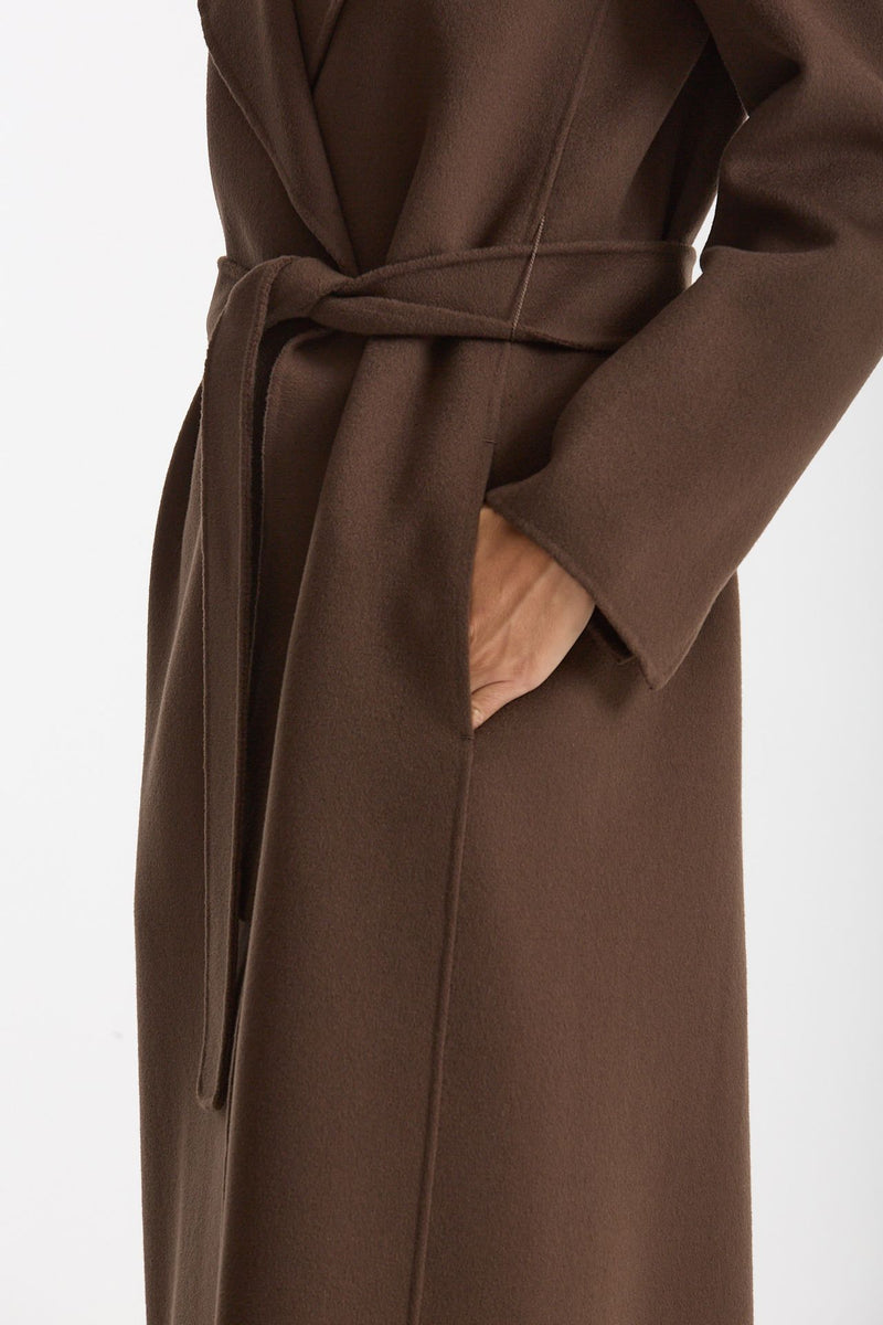 Cappotto POLDO lungo a vestaglia marrone donna Max mara s - 7