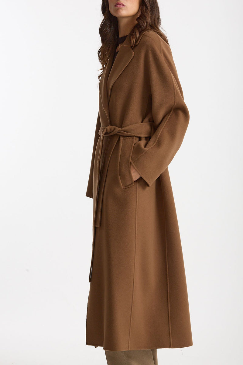 Cappotto PENELOPE lungo a vestaglia in lana cammello donna Max mara s - 5