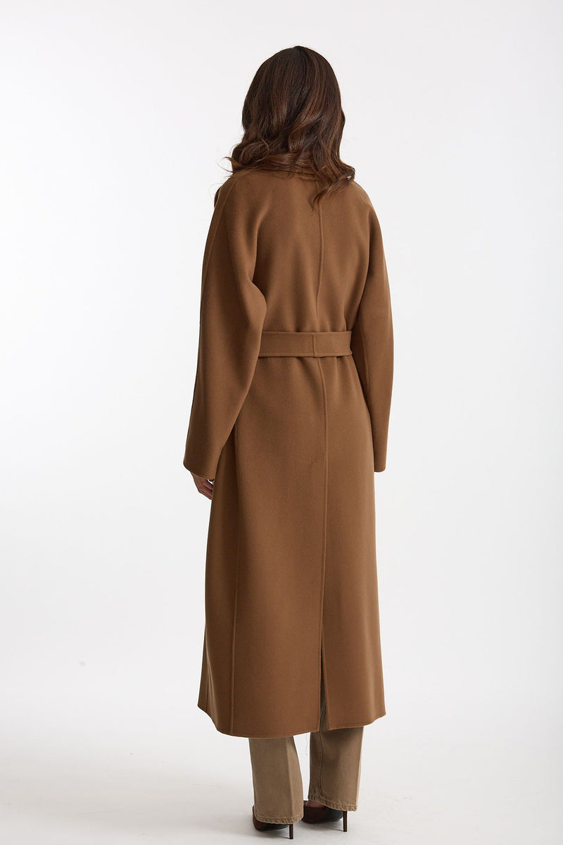 Cappotto PENELOPE lungo a vestaglia in lana cammello donna Max mara s - 6