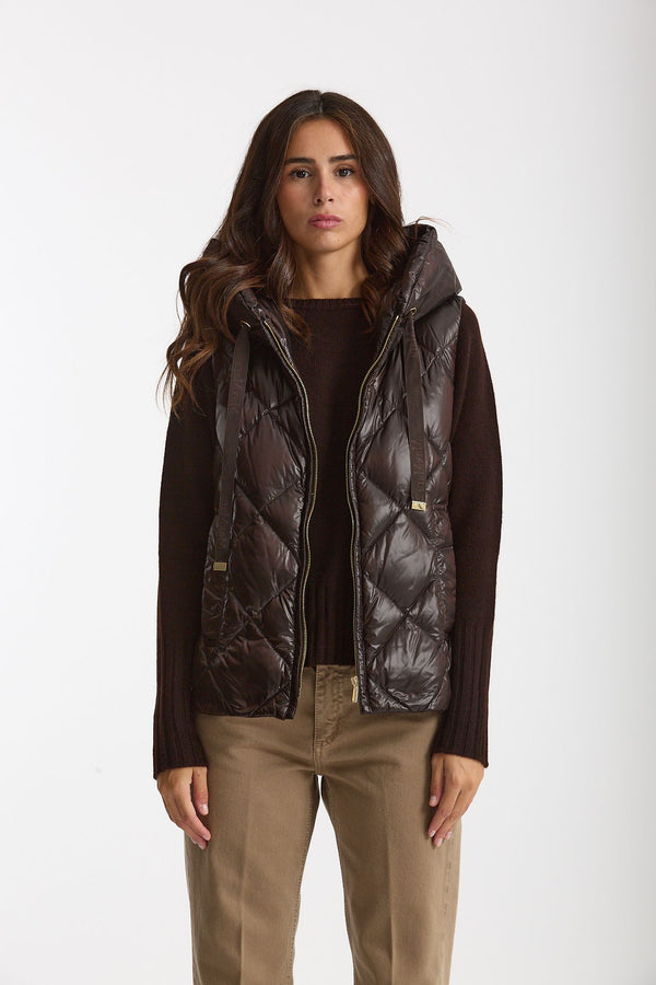 Gilet imbottito TROPICO marrone donna Max mara s