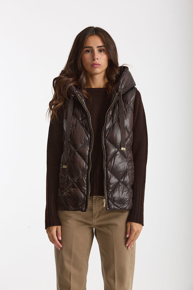 Gilet imbottito TROPICO marrone donna Max mara s - 1