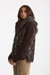 Gilet imbottito TROPICO marrone donna Max mara s - 2