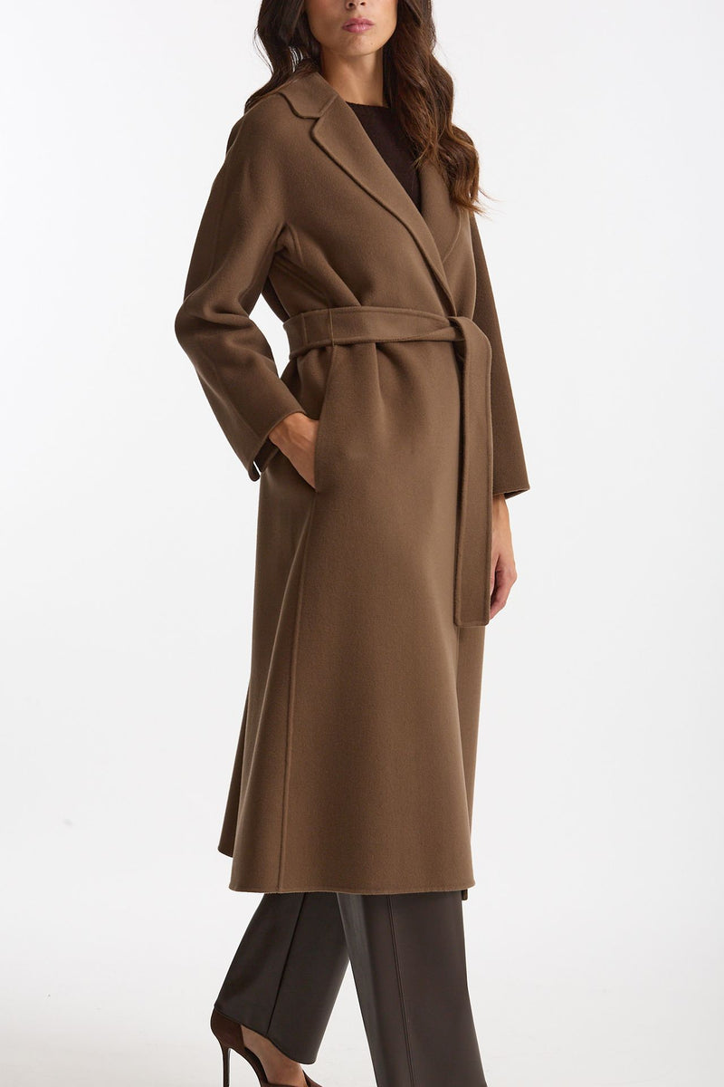 Cappotto ESTURIA midi a vestaglia fango donna Max mara s - 4