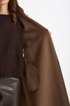 Cappotto ESTURIA midi a vestaglia fango donna Max mara s - 8