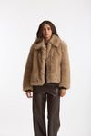 Eco pelliccia MALCE beige donna Max mara s - 1