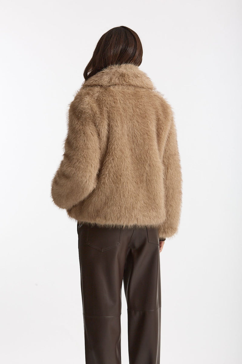 Eco pelliccia MALCE beige donna Max mara s - 3