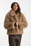 Eco pelliccia MALCE beige donna Max mara s - 5