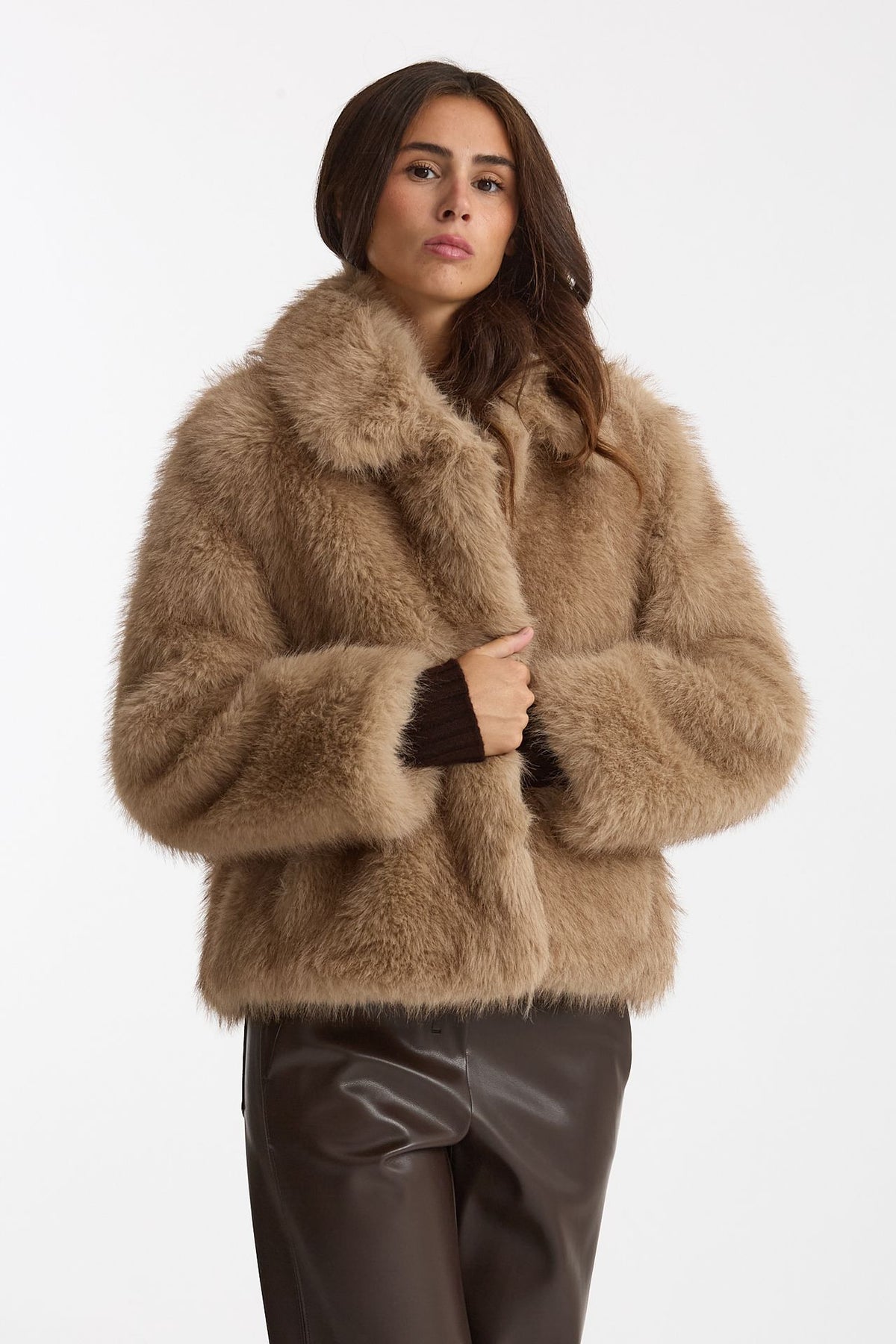 Eco pelliccia MALCE beige donna Max mara s - 5