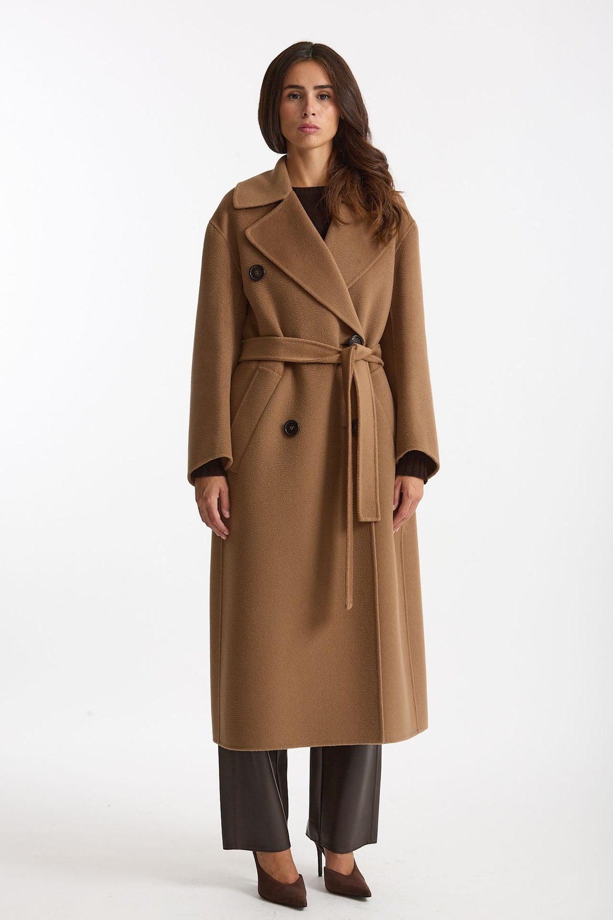 Cappotto DALILA lungo in lana e cachemire cammello donna Max mara s - 4