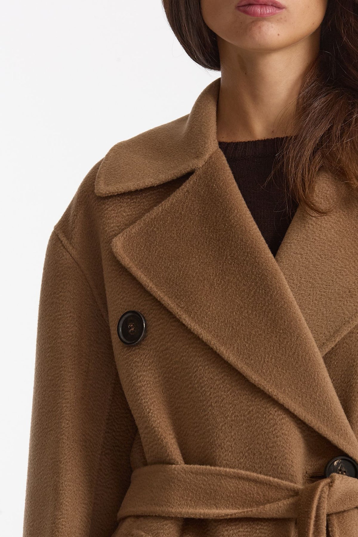 Cappotto DALILA lungo in lana e cachemire cammello donna Max mara s - 5