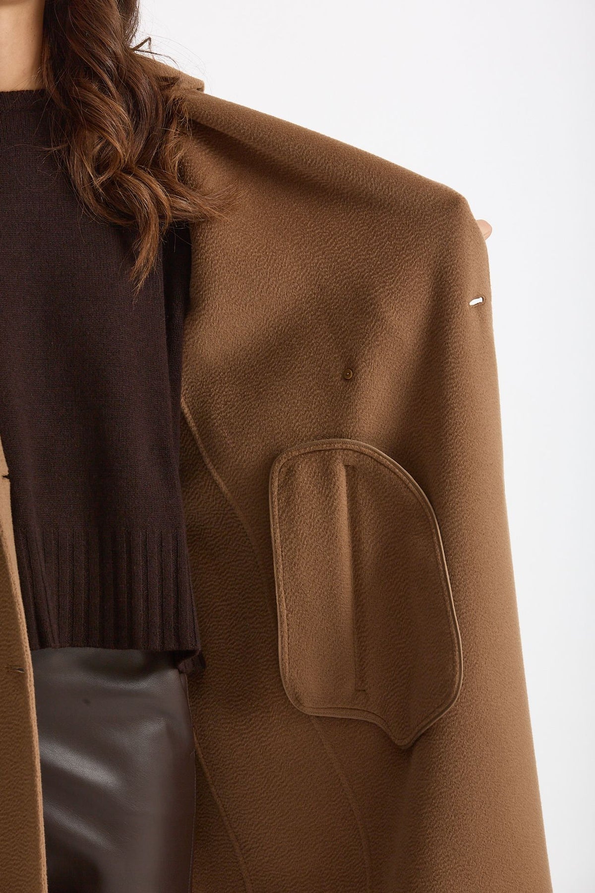 Cappotto DALILA lungo in lana e cachemire cammello donna Max mara s - 7