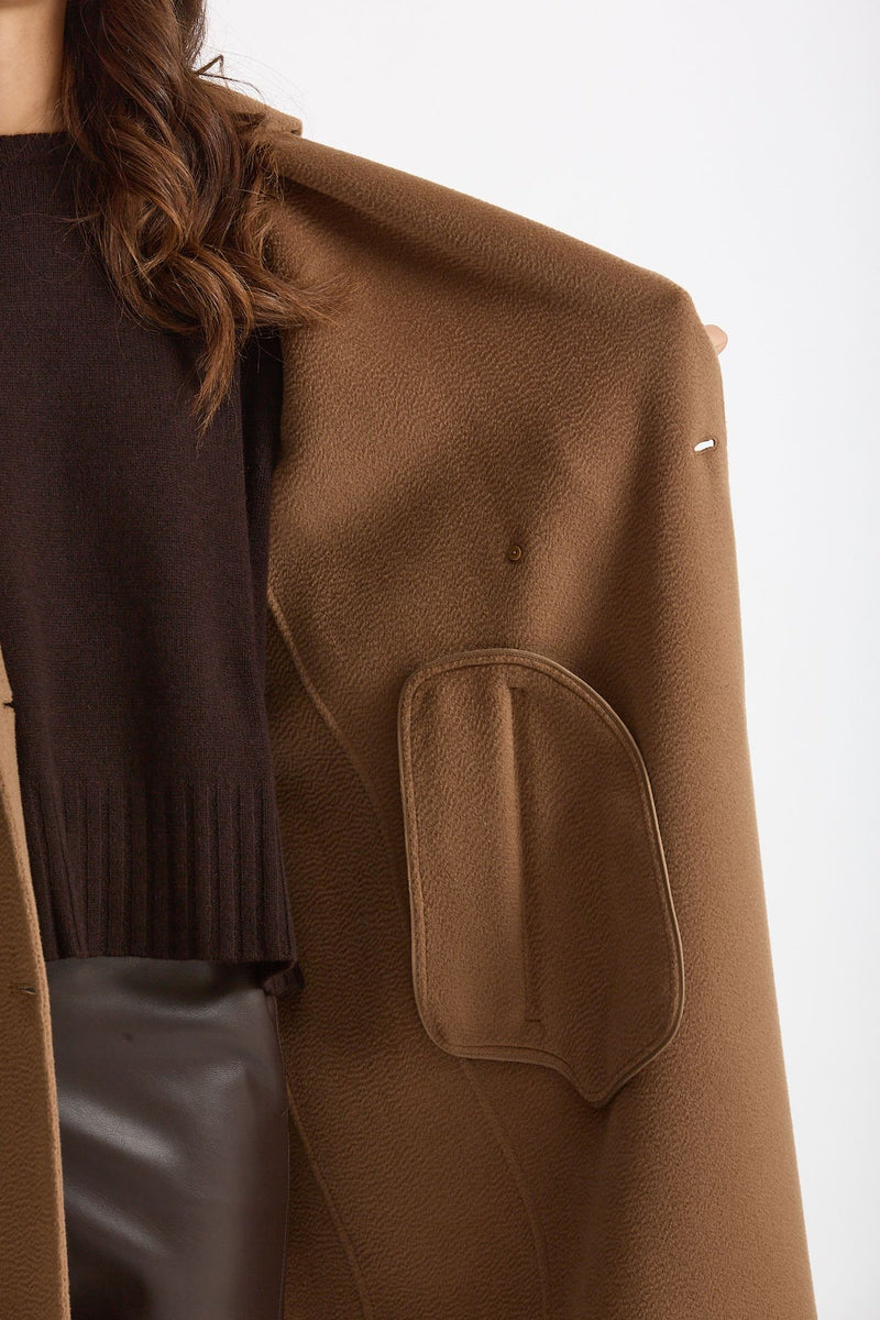 Cappotto DALILA lungo in lana e cachemire cammello donna Max mara s - 7