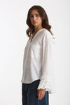 Camicia ASTRO in mussola di cotone bianco donna Max mara s - 2