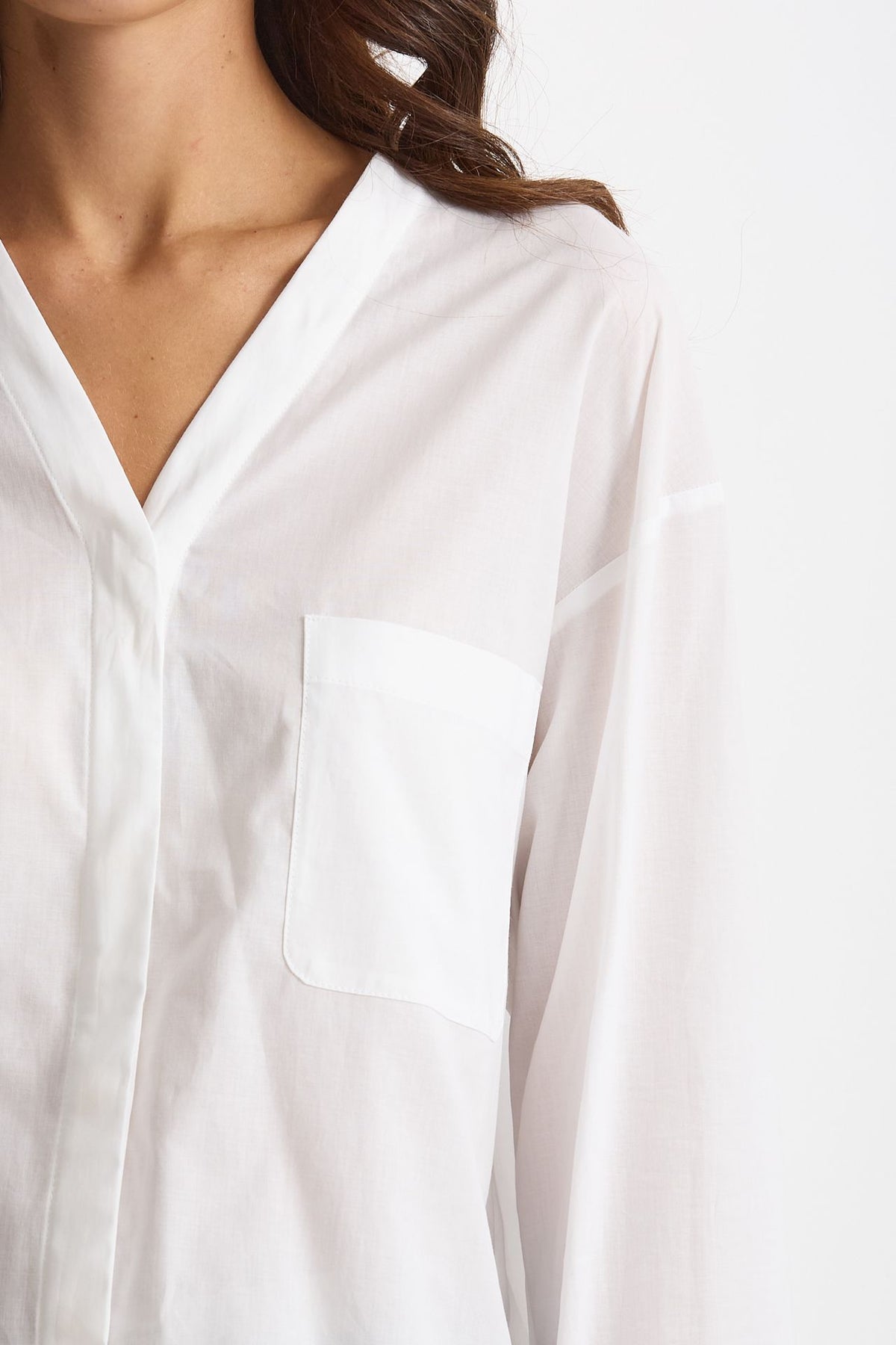 Camicia ASTRO in mussola di cotone bianco donna Max mara s - 5