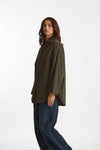 Giubbino CARLOTTA reversibile verde kaki donna Max mara s - 3