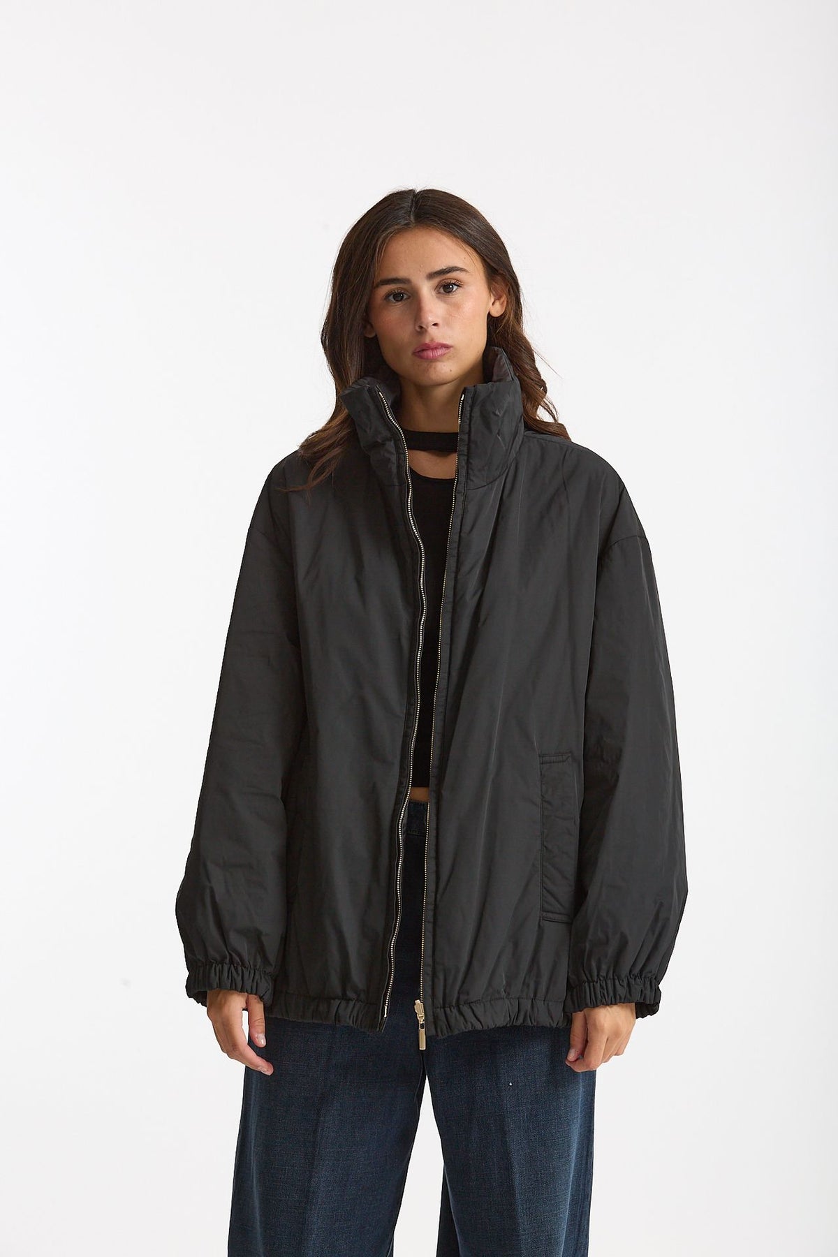 Bomber over CLAUDIA nero donna Max mara s - 1