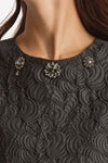 Abito jacquard VICOLO in misto cotone verde scuro donna Max mara s - 6