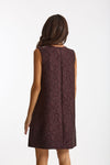 Abito jacquard VICOLO in misto cotone bordeaux donna Max mara s - 3