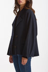 Caban ADELE in drap di lana blu donna Max mara s - 4