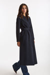 Cappotto POLDO lungo a vestaglia blu donna Max mara s - 5