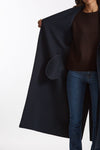 Cappotto POLDO lungo a vestaglia blu donna Max mara s - 7