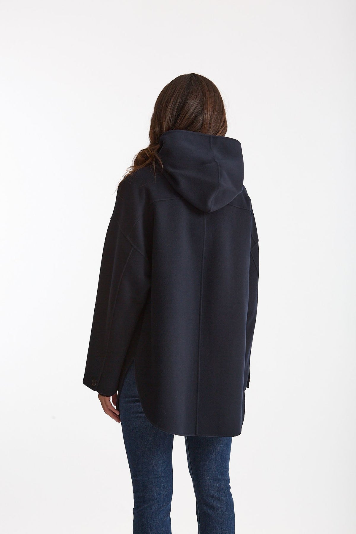 Caban MANITA in drap di lana blu donna Max mara s - 2