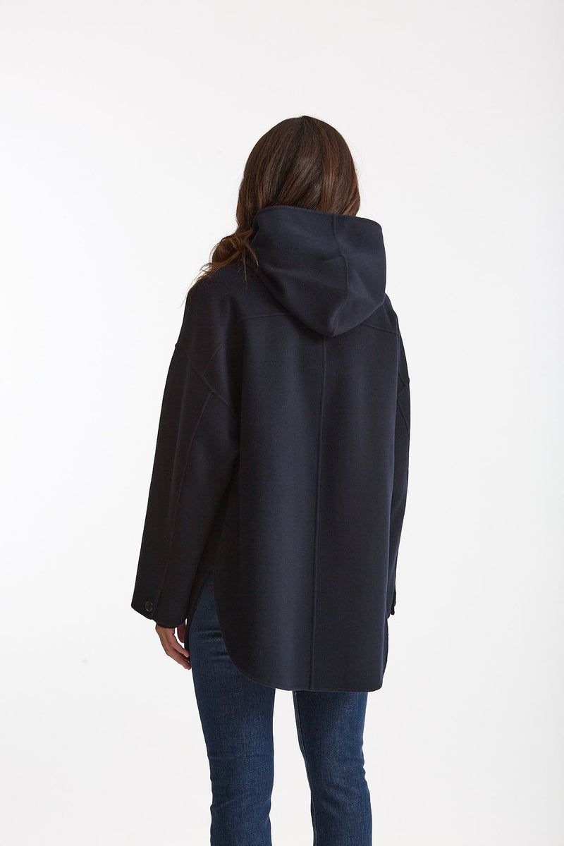 Caban MANITA in drap di lana blu donna Max mara s - 2