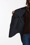 Caban MANITA in drap di lana blu donna Max mara s - 6