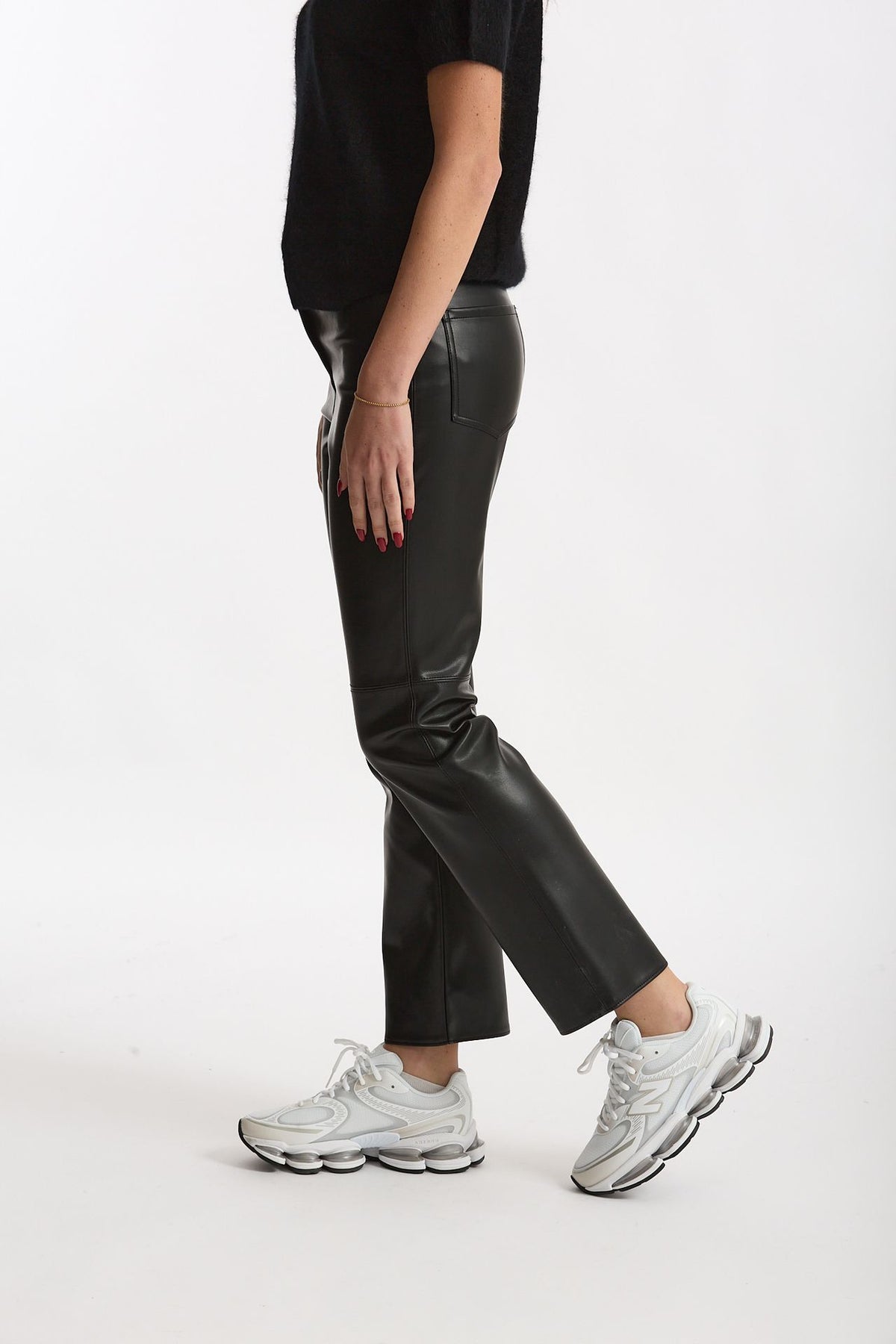 Pantalone ecopelle SUBLIME nero donna Max mara s - 1