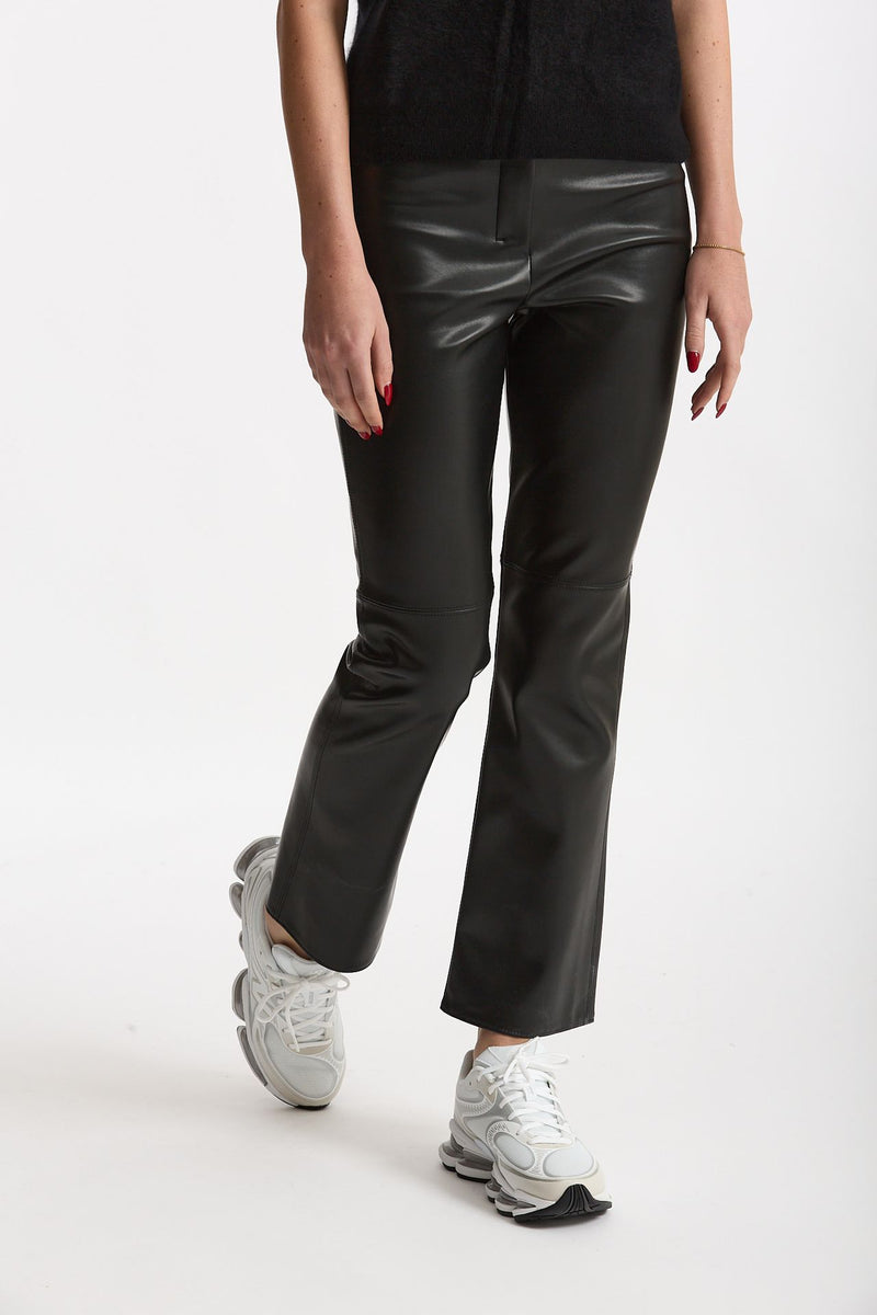 Pantalone ecopelle SUBLIME nero donna Max mara s - 3