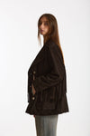 Blazer in suede testa moro donna Mono - 3