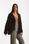 Blazer in suede testa moro donna Mono - 2