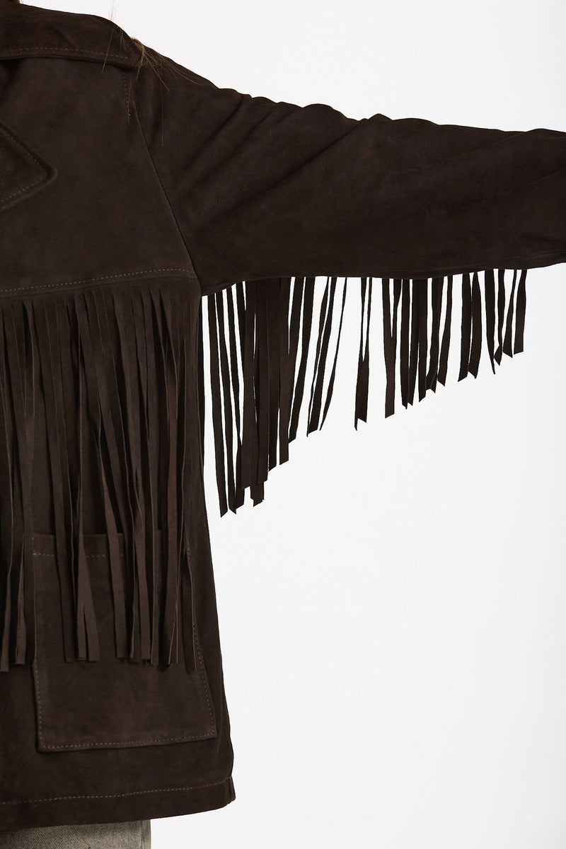 Blazer in suede testa moro donna Mono - 7