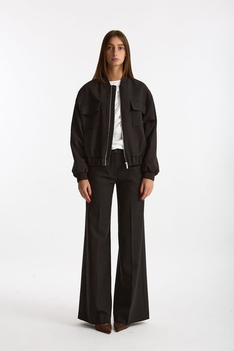 Jeans palazzo NADIA lavaggio scuro donna Nine in the morning - 7